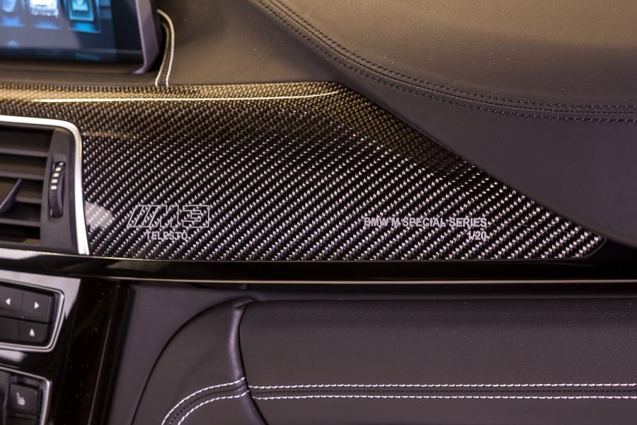 Детали интерьера BMW M3 Telesto 2017 года  (фото 2 из 6)